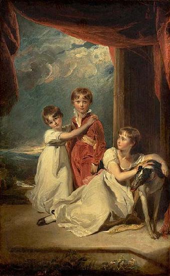 Sir Thomas Lawrence The Children of Sir Samuel Fludyer Norge oil painting art